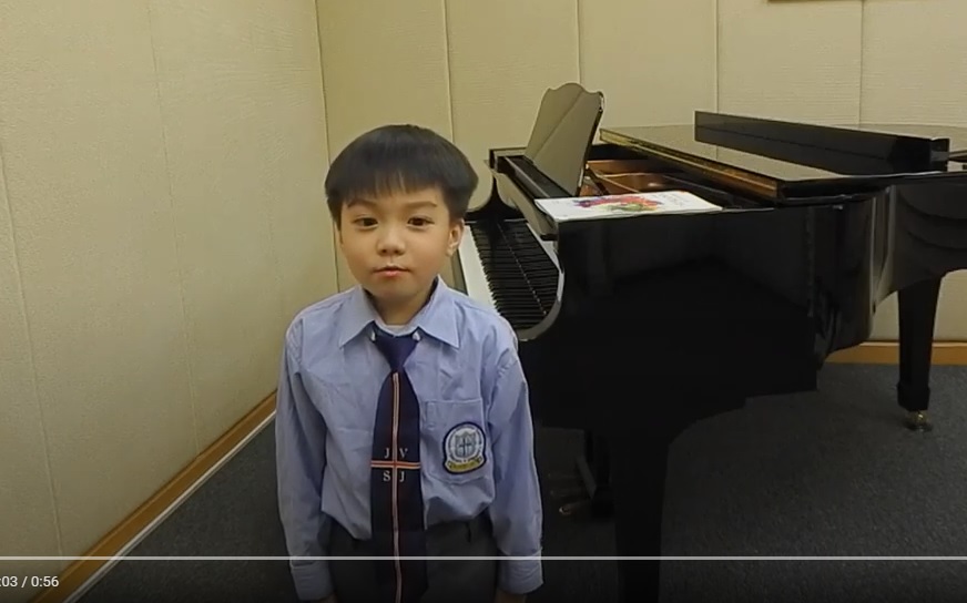 1C班司徒穎鈞榮獲第73屆香港學校音樂節二級鋼琴獨奏比賽季軍